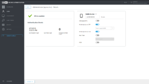 ESET Secure Authentication panel de control