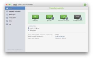 ESET Cyber Security Pro para Mac panel de control