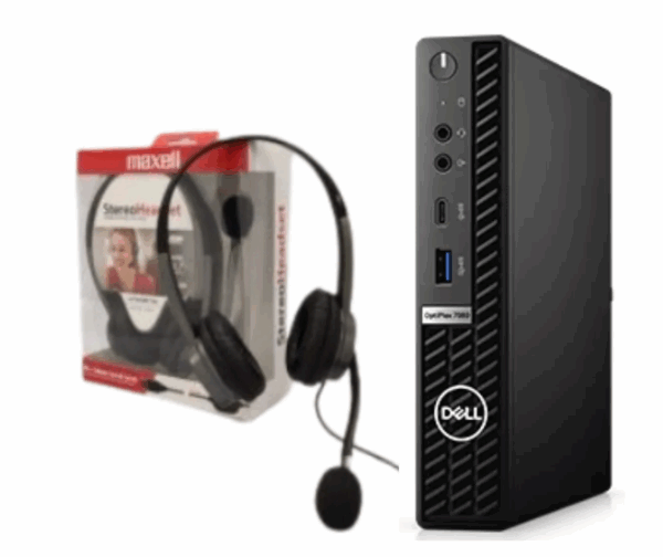Dell OptiPlex 7070 MFF Intel Core i5-9500 W11P+AUDIFONO