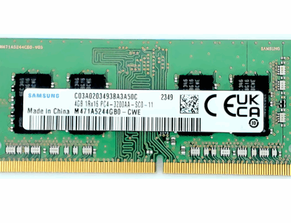 Memoria Samsung 4gb DDR4 SODIMM 1.2v mini PCs