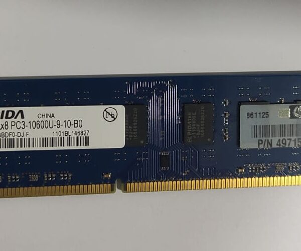 Memoria RAM 2GB - Elpida - DDR3 PC3 10600U USADA