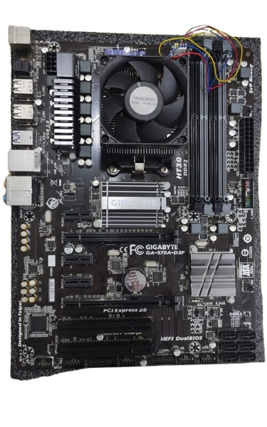 Tarjeta De Placa Madre Gigabyte Ga-970a-d3p Pci Express 2,0 (Usado)