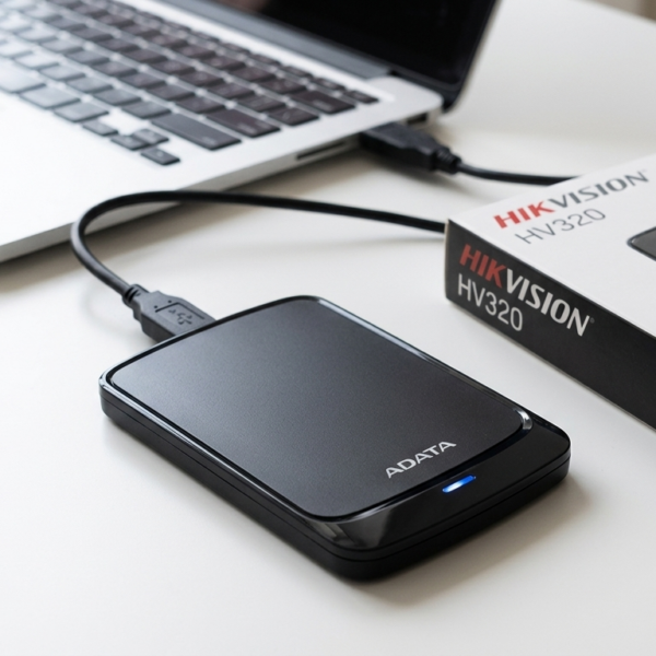 Disco Duro Externo Adata Hv320 2tb 3.1 Negro Usb 2.0/3.0