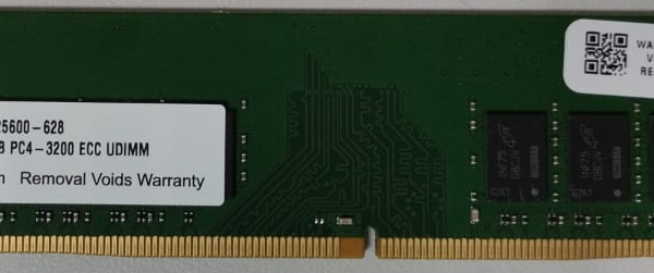 Memoria Ram 16gb Ddr4 3200mhz Pc4-25600 2rx8 1.2v Ecc Udimm