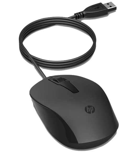 Mouse Hp 150 Wired Usb Tipo-a Cable De 1.5 Metros/1600dpi